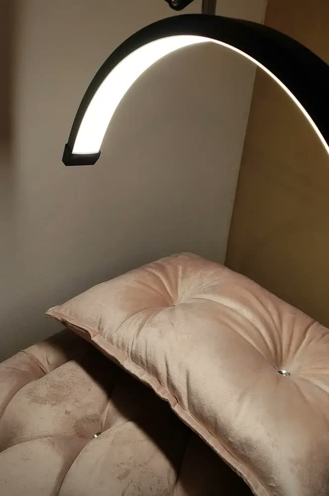 foto de Luminaria Chão Articulada Manicure Estetica Abajur De Chão