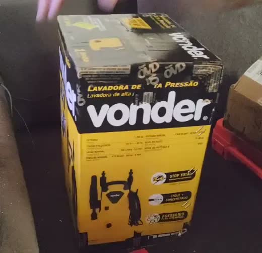 foto de Lavadora Alta Pressão Profi 1300w Vonder Lav1300 Tipo Vap Cor Amarelo Frequência 60 Hz
