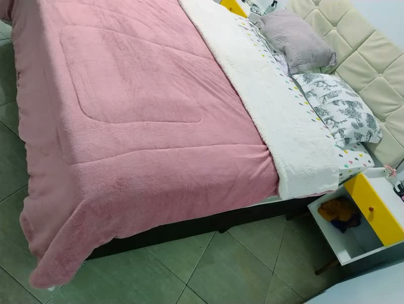 foto de Coberdrom Cobertor Casal Queen Edredom Super Macio Toque Aveludado Dupla Face Hotel Premium Luxo Cor Tabaco