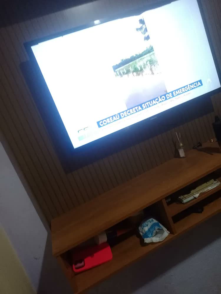 foto de Painel Ripado Everest Para Tv Até 50 Polegadas 120cm Cor Canela
