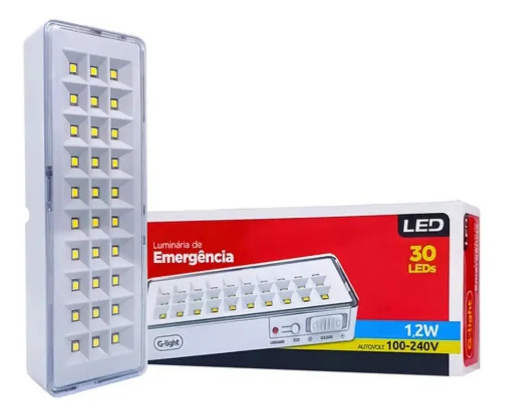 Luminária De Emergência G-light Luminária Branco