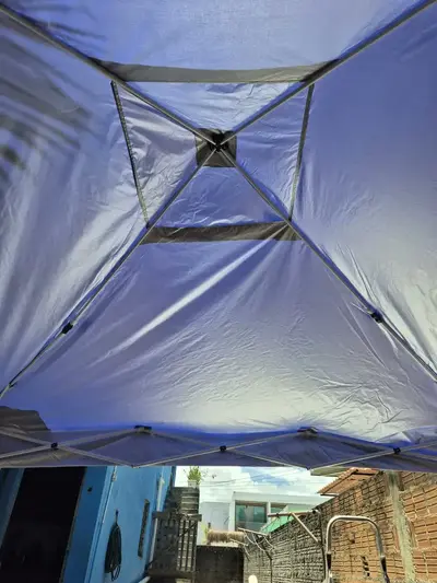 foto de Tenda Gazebo Dobrável Joyfox 3x3m, Com Proteção UV e Bolsa de Transporte