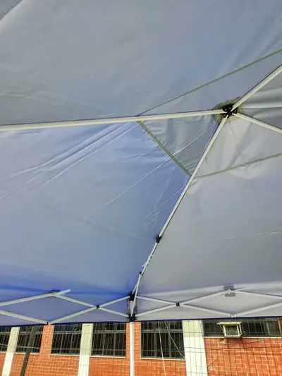 foto de Gazebo Dobrável Joyfox 3x3m Azul-Marinho de Poliéster 210D com Proteção UV