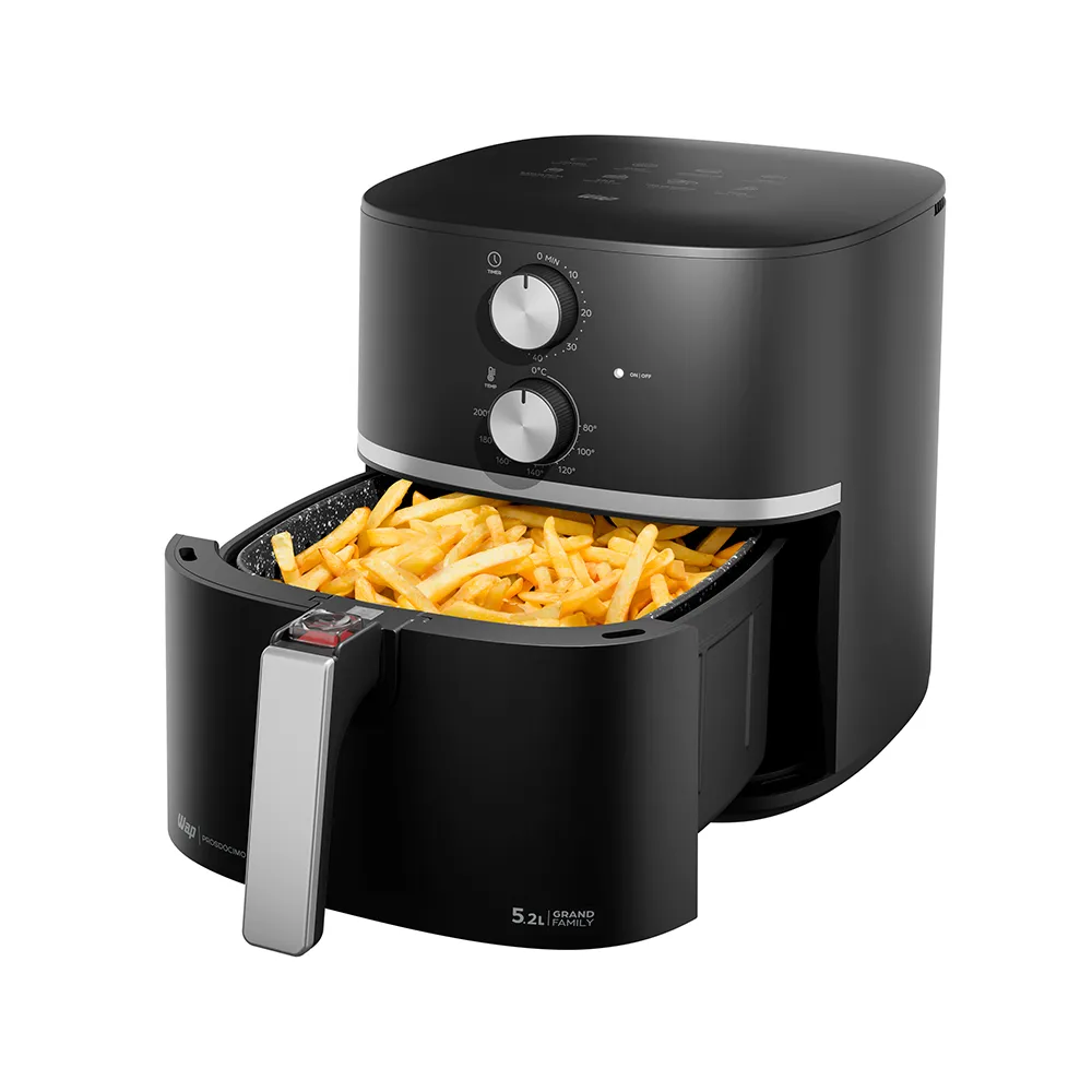 foto de Fritadeira Elétrica Air Fryer Wap Wafg2s 5 Litros Com Revestimento Antiaderente 1500w 220v