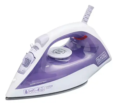 foto de Ferro De Passar À Seco Ou À Vapor Black&decker Fx1050 1200w