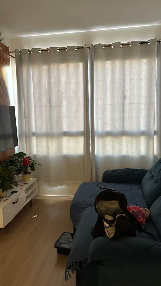 foto de Cortina Blackout Tecido 4,00x2,30 Com Voil Sala E Quarto