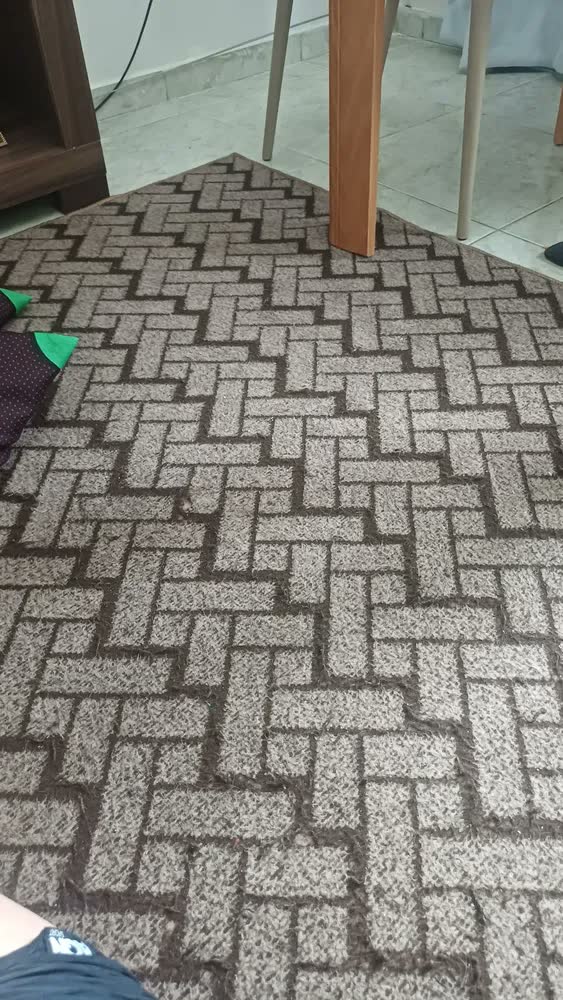 foto de Tapete 3x2 Fácil Limpeza Macio Moderno Decorativo