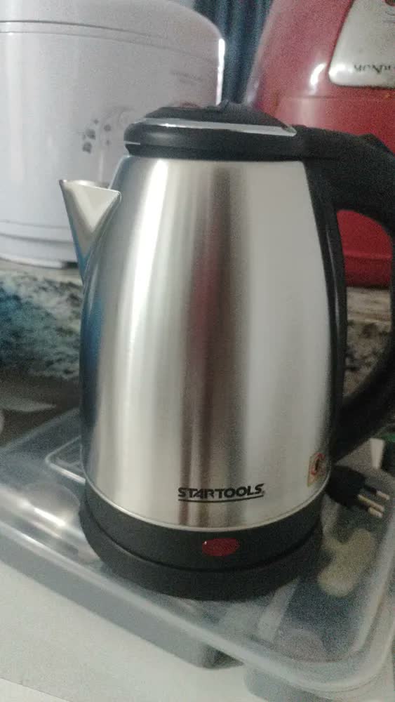 foto de Chaleira Elétrica Jarra 1.8l Café Chá Inox 110v Wow World Of Wonders