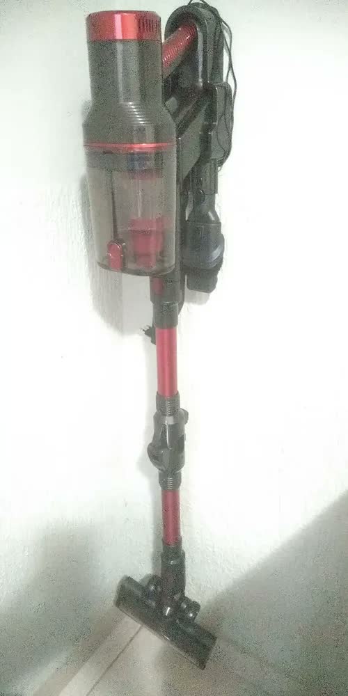 foto de Aspirador de Pó Sem Fio 250W Vertical LED 22KPa Dobrável 1L VidaValu