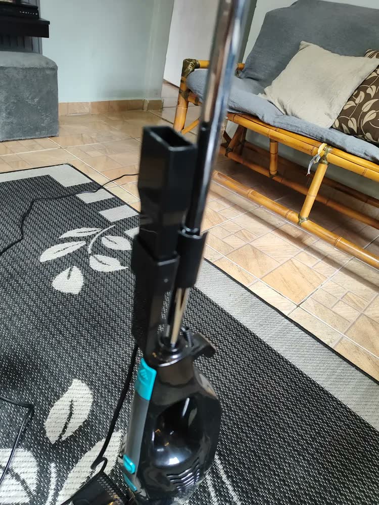 foto de Aspirador De Pó Vertical 2 Em 1 Preto E Azul Midea