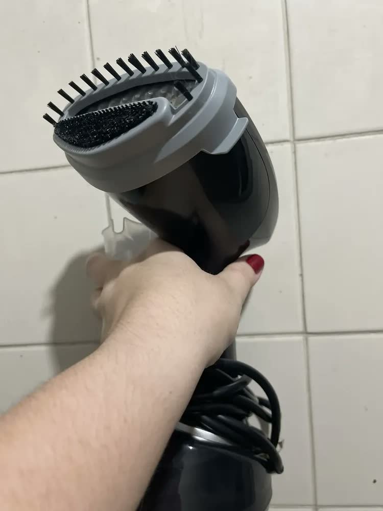 foto de Vaporizador de Roupas Profissional 1200W Coibeu Preto Passadeira a Seco e Vapor