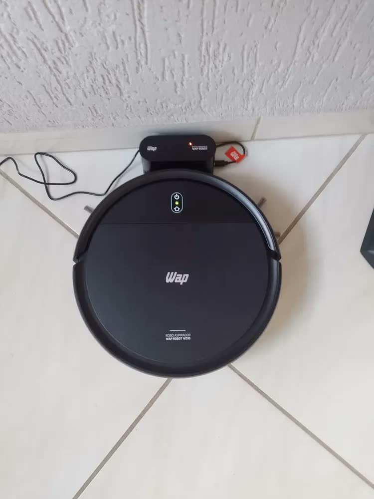 foto de Robô Aspirador 3 em 1 WAP ROBOT W310 Com Base Carregadora Bivolt