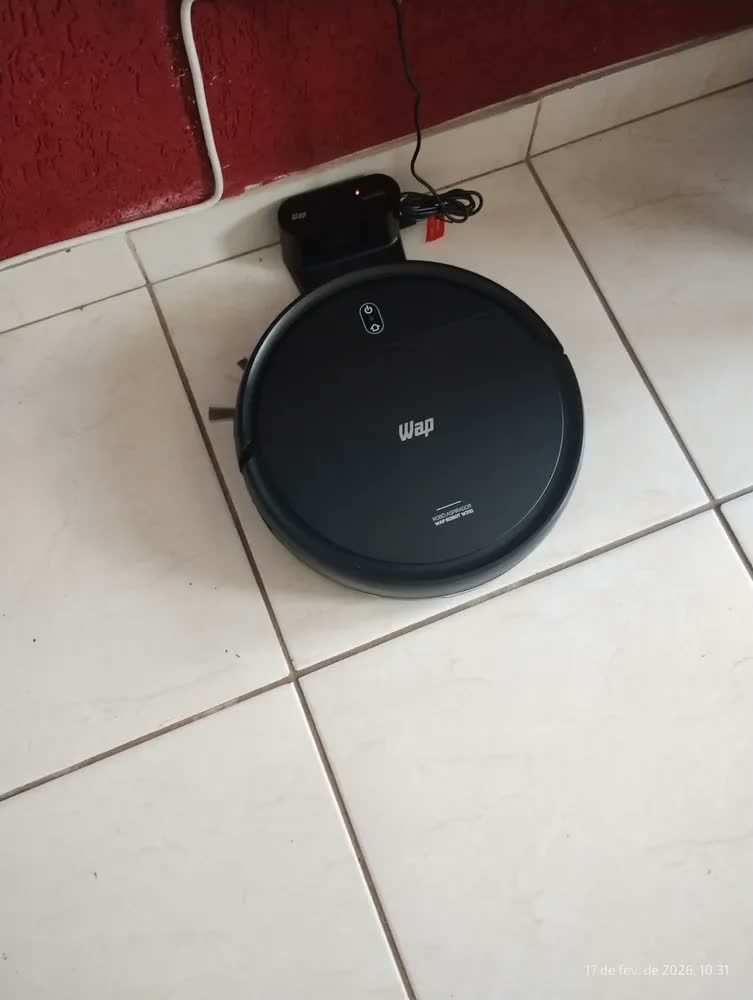 foto de Robô Aspirador 3 em 1 WAP ROBOT W310 Com Base Carregadora Bivolt