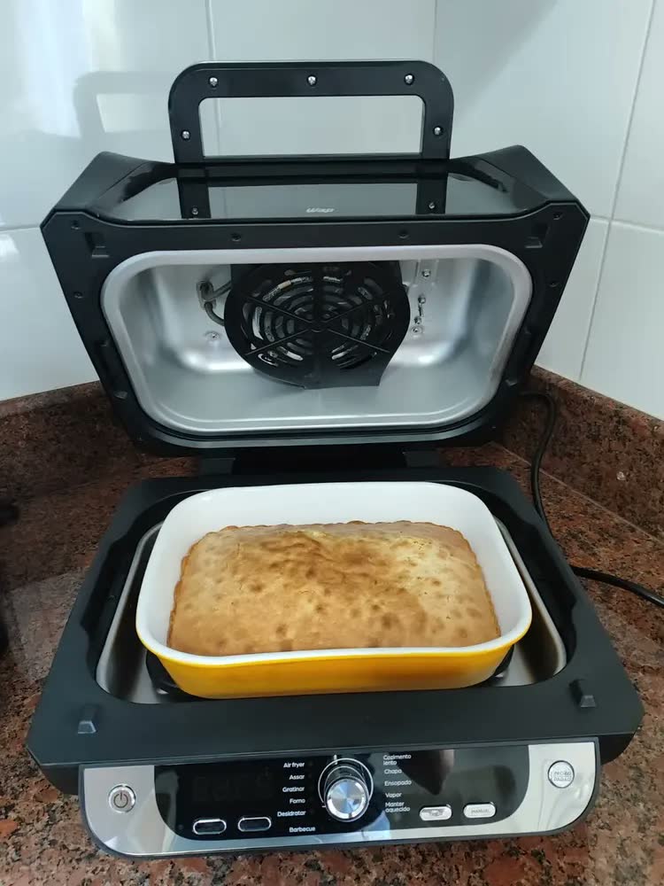 foto de Fritadeira Elétrica Air Fryer 12 Em 1 Barbecue Wap Digital Cor Preto