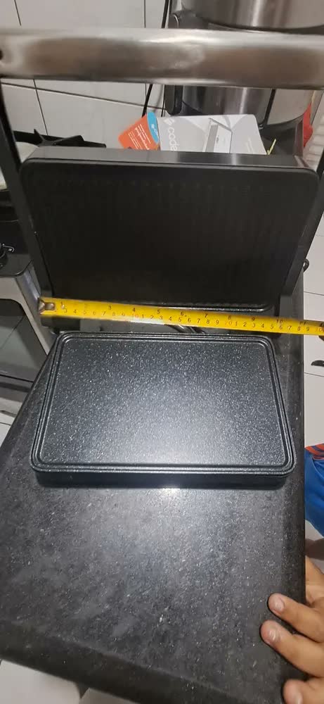 foto de Grill Elétrico Cadence Click, 1200w, Grl200 Prateado