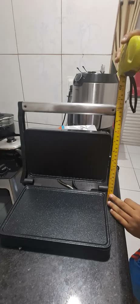 foto de Grill Elétrico Cadence Click, 1200w, Grl200 Prateado