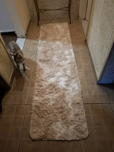 foto de Tapete 2,00x0,60 Peludo Felpudo Sala E Quarto Cores