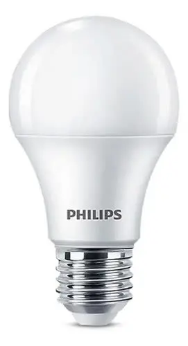 foto de Kit 3 Lâmpadas Led Bulbo 9w Bivolt E27 3000k Luz Amarela Luz Branco-quente