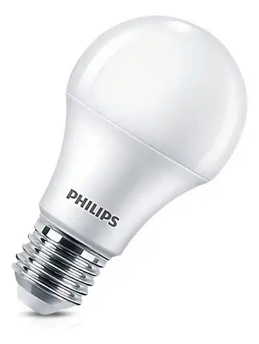 foto de Kit 3 Lâmpadas Led Bulbo 9w Bivolt E27 3000k Luz Amarela Luz Branco-quente