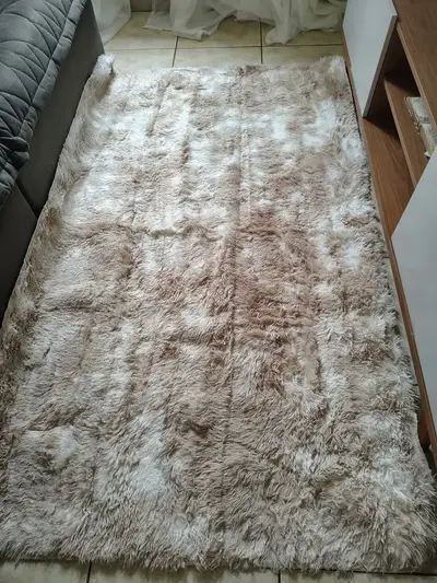 foto de Tapete 2,00x1,50 Felpudo Peludo Macio Sala Quarto