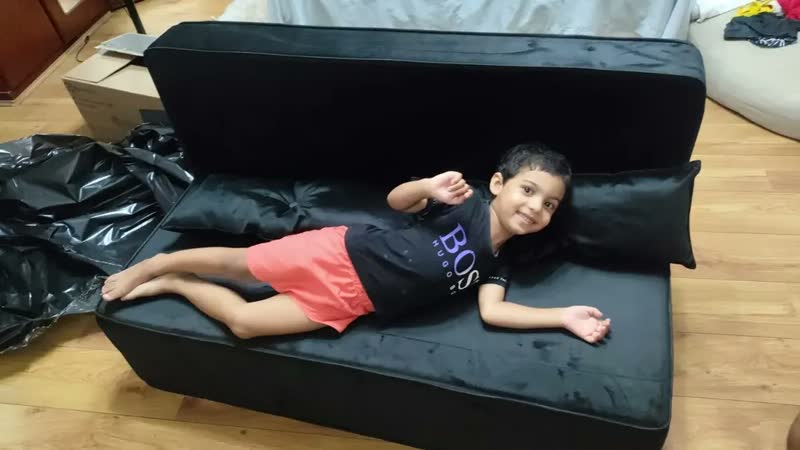 foto de Colchão X Puff X Sofá 3 Em 1 Puff Cama Dobrável D40