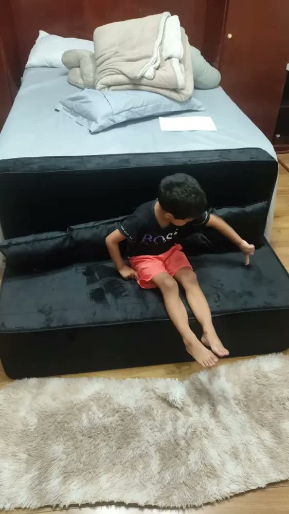 foto de Colchão X Puff X Sofá 3 Em 1 Puff Cama Dobrável D40