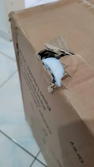 foto de Cadeira De Escritório Columbus Presidente Ergonomica Cinza Mesh