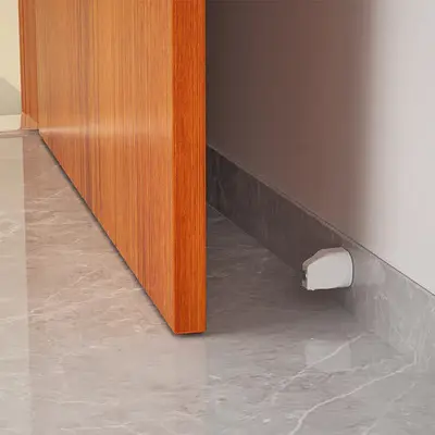 foto de Trava Porta Magnético Stam Branco
