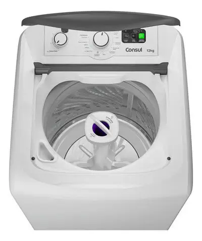 foto de Máquina De Lavar Branca Consul 12kg Com Dosagem Econômica E Cor Branco 110v