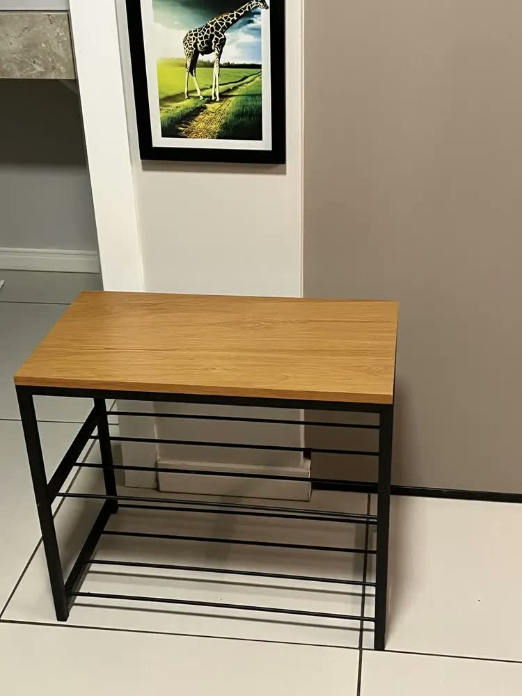 foto de Sapateira Organizador Industrial Banco 2 Prateleiras 8 Pares