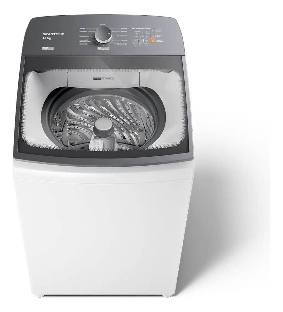 Máquina de Lavar Brastemp 14Kg Branca Smart Sensor- BWJ14AB