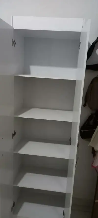 foto de Organizador Sapatos Sapateira Vertical Atrás Porta 24 Bolsos Cor Branco