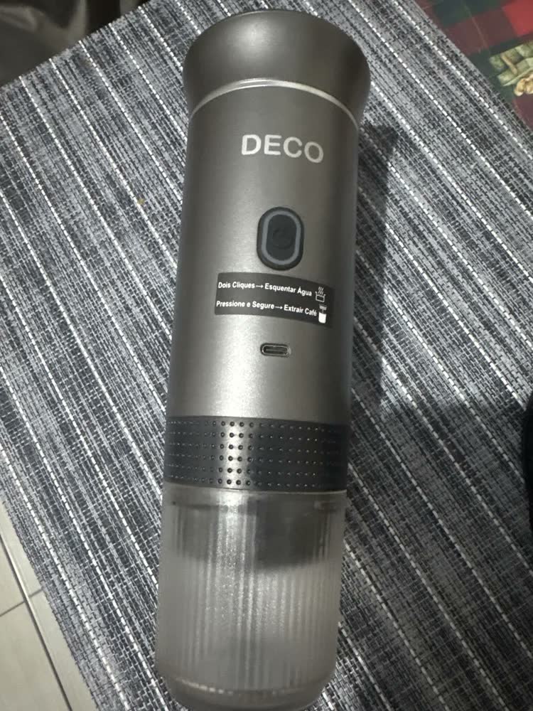 foto de Máquina De Café Expresso Portátil 3em1 Para Viagem Trabalho Cor Verde