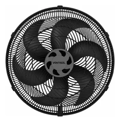 foto de Ventilado De Coluna Turbo 6 Pás 40cm Preto Ventisol Diâmetro 40 Cm Frequência 80 Watts