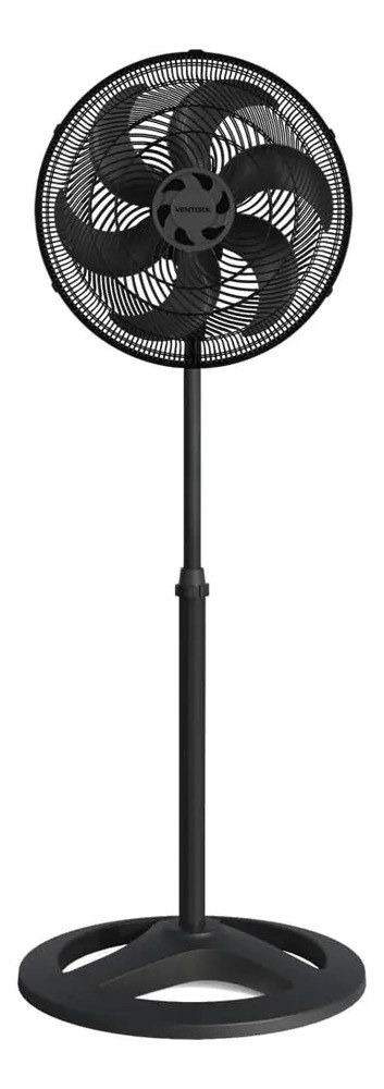 Ventilado De Coluna Turbo 6 Pás 40cm Preto Ventisol Diâmetro 40 Cm Frequência 80 Watts