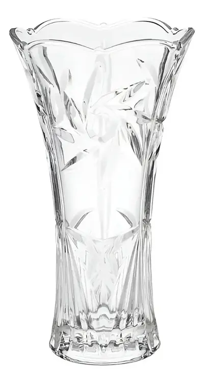 foto de Vaso Vidro Planta 23cm Flores Decoração Sala Plantas Festas