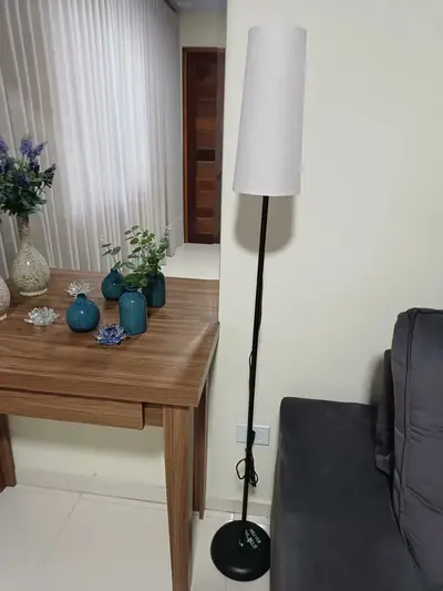 foto de Luminária De Chão Articulada Para Quarto E Sala Moderna Vintage Abajur Para Estudo E Leitura Na Tomada Piso Retro Pé Varanda Escritório Infantil O Casal Cúpula Forro Pvc Luminárias Chao Via Flix
