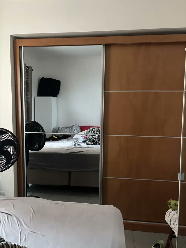 foto de Guarda Roupas Casal 2 Portas Com Espelho 4 Gavetas Áustria Branco