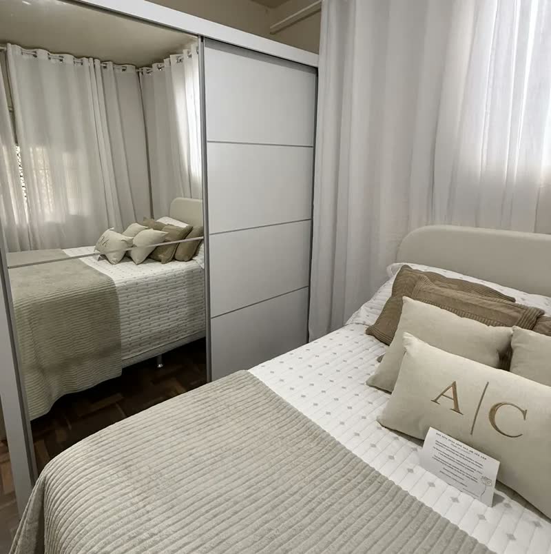 foto de Guarda Roupas Casal 2 Portas Com Espelho 4 Gavetas Áustria Branco