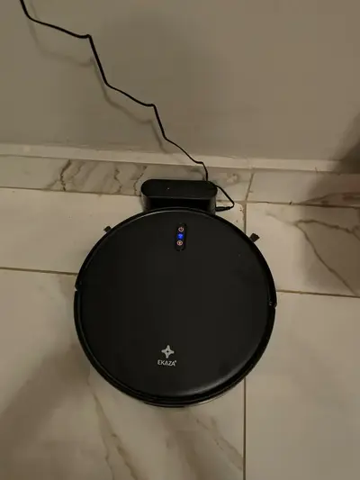 foto de Robô Aspirador De Pó Inteligente Passa Pano Mapeamento Ekaza Preto