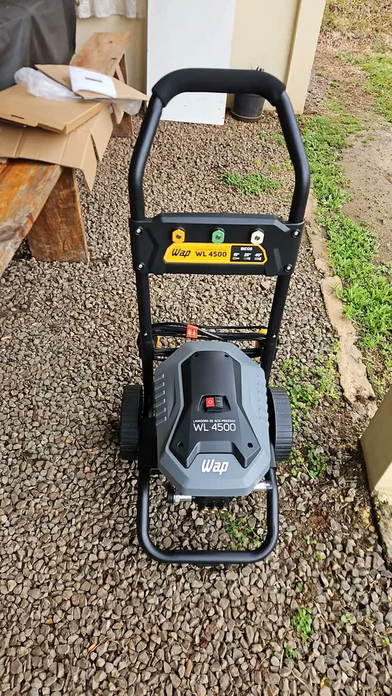 foto de Desobstruidora de Alta Pressão Profissional WAP WL 4500 Ultra 2200w 2000psi 500l/h Motor Indução 220V
