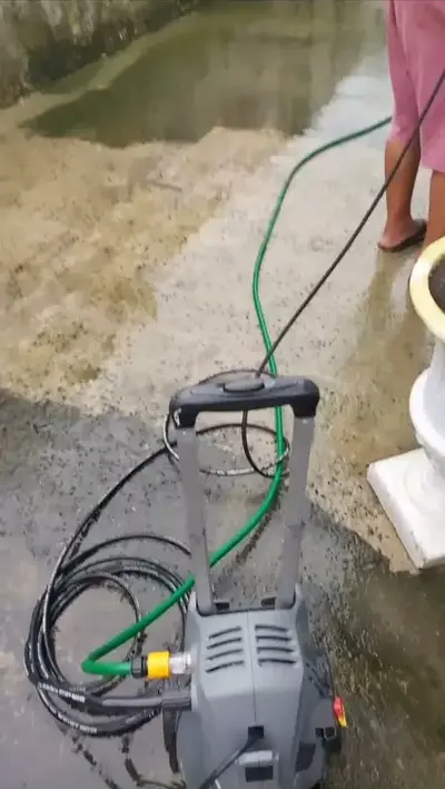 foto de Lavadora De Alta Pressão Profissional 5100 Turbo Wap Cinza Cor Cinza/amarelo Frequência 60 Hz