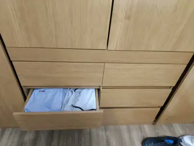 foto de Guarda roupa Casal Luxúria 4 Portas 6 Gavetas Branco