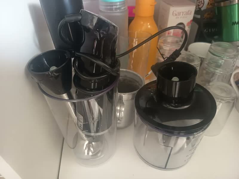 foto de Mixer Portátil De Mão 3 Em 1 Inox Mid Itatiaia 110v Preto