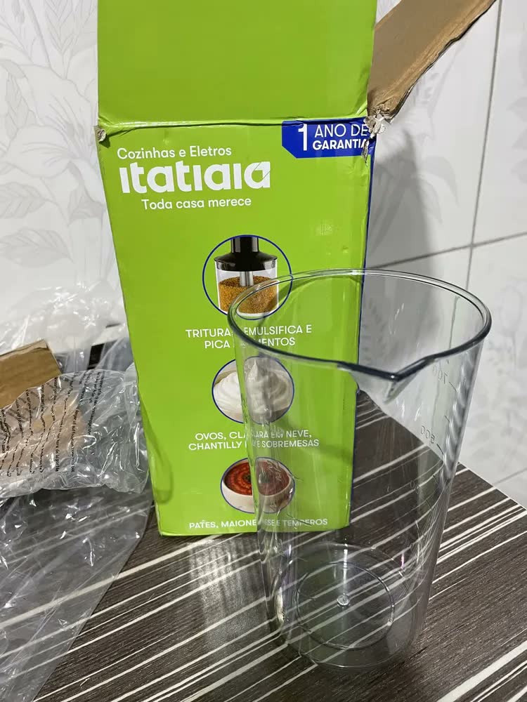 foto de Mixer Portátil De Mão 3 Em 1 Inox Mid Itatiaia 110v Preto