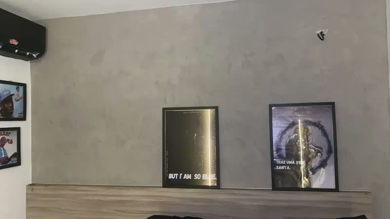foto de Quadro Grande Moldura A2 60x40 Poster C/vidro Primeira Linha Armação Avelã