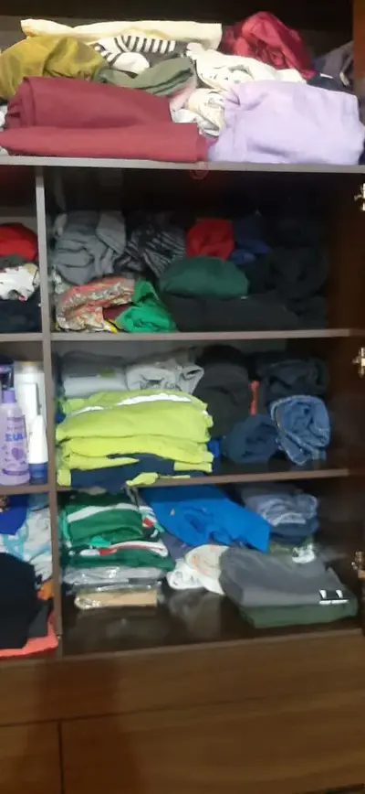 foto de Guarda-roupa Casal Honey 4 Portas 6 Gavetas Com Espelho