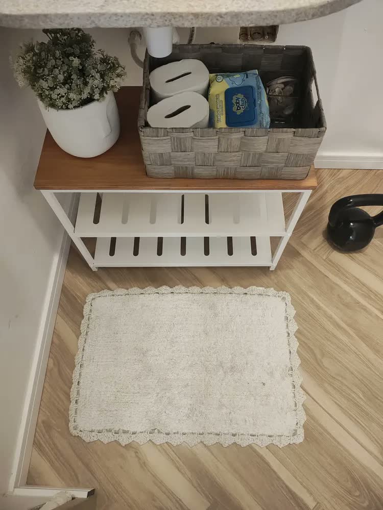 foto de Sapateira Banco Industrial Love Loft Ferro e Madeira Branco 60cm Com Assento