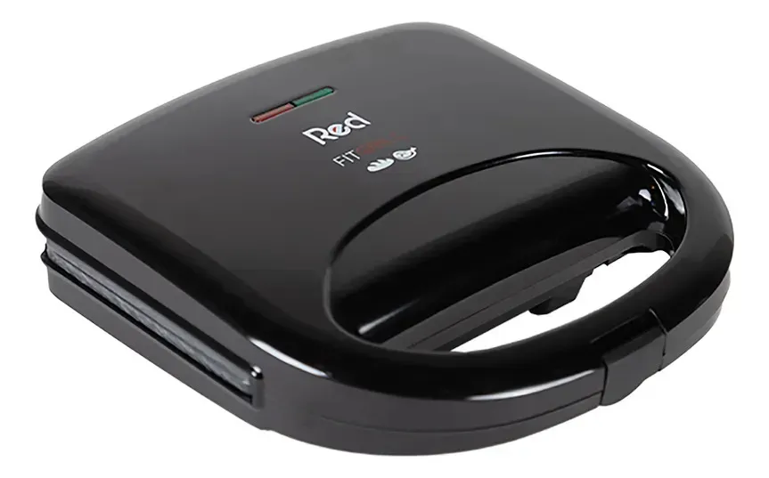 foto de Sanduicheira e Grill Red Mobile FitGrill para 2 Sanduíches Preta 750W