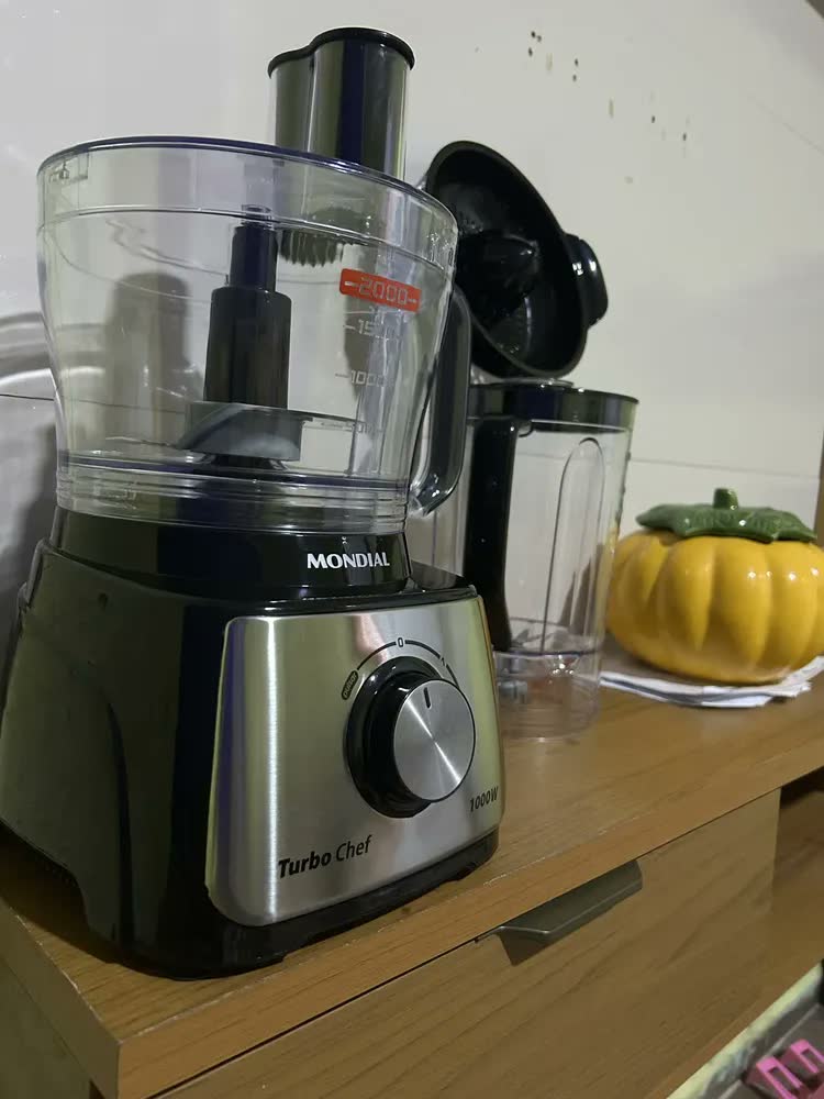 foto de Multiprocessador Turbo Chef 3 em 1 Mondial Preto 1000W MPN-02-BE